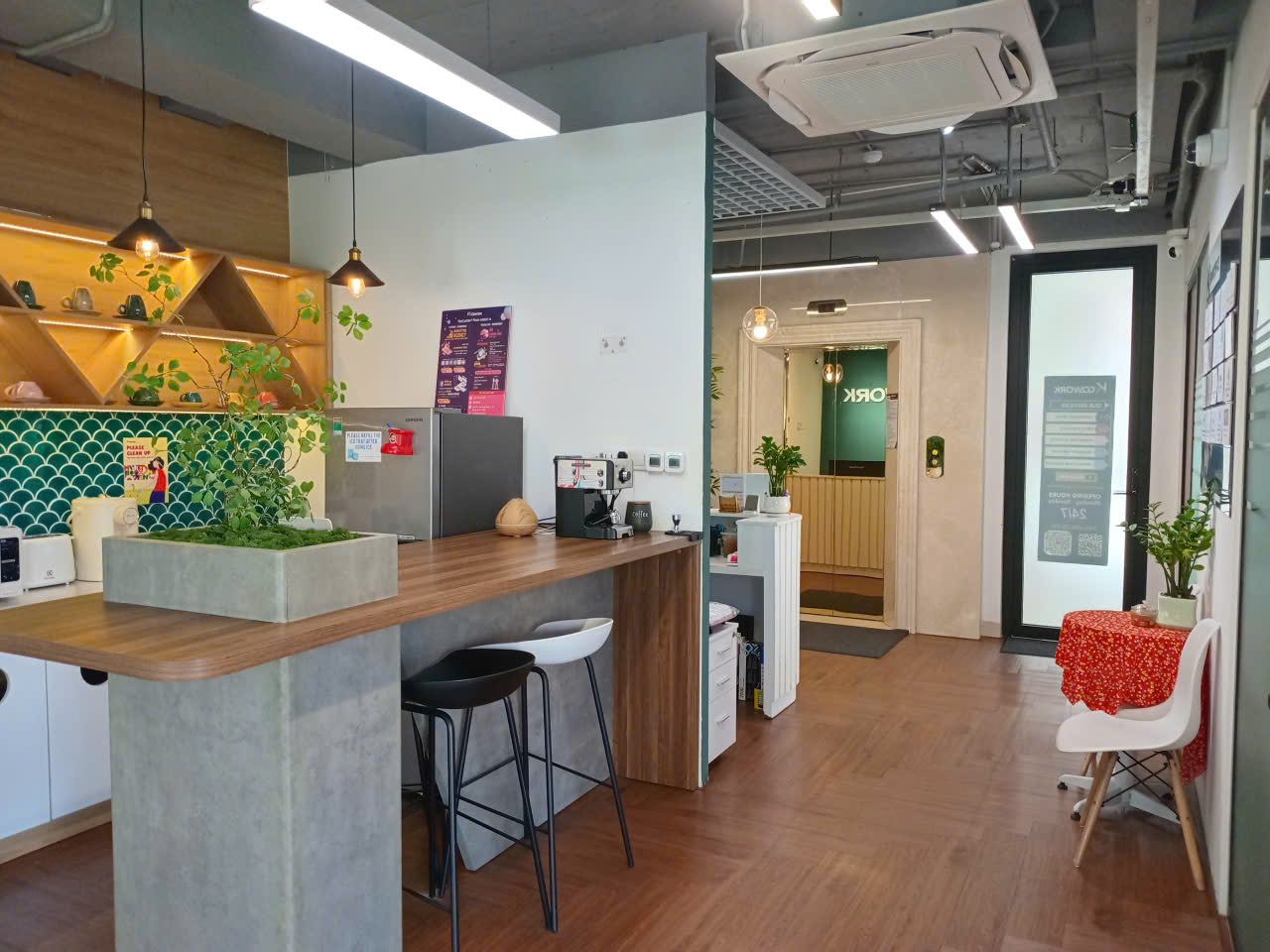 Pantry & reception