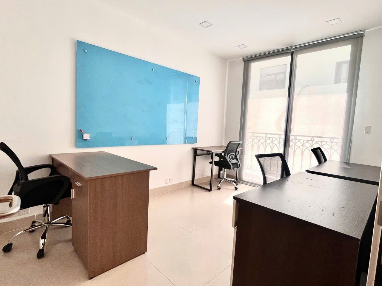 Private office with whiteboard